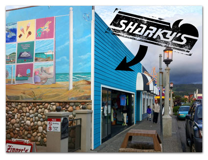 Sharky's in downtown Seaside, Oregon